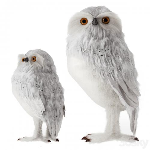 Artificial White Owl