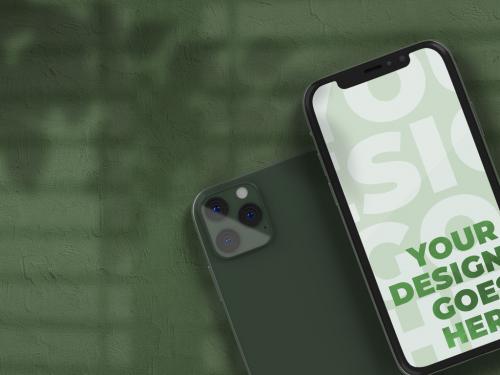 Adobe Stock - Smartphone Mockup with Branch Shadows - 346930066