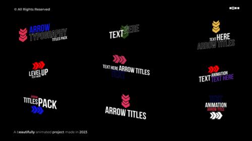 Videohive - Arrows Titles | FCPX - 50071128