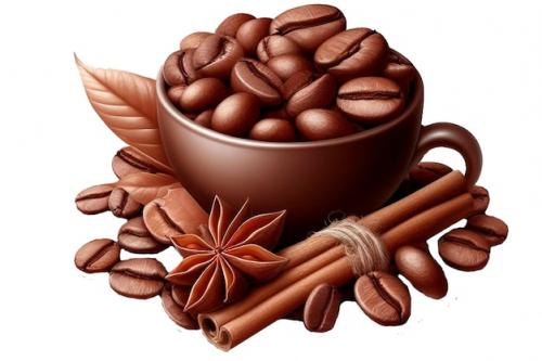 Coffee Beans And Chocolate