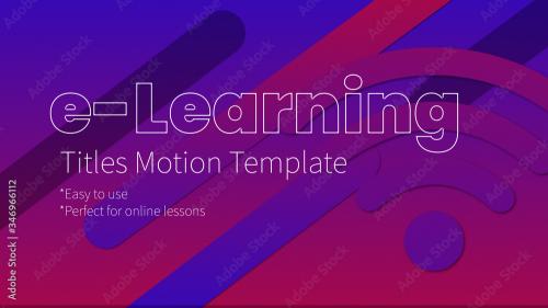 Adobe Stock - Gradient E-Learning Titles - 346966112