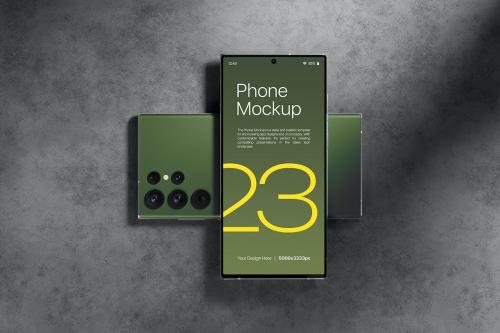 Smartphone Galaxy S23 Mockup