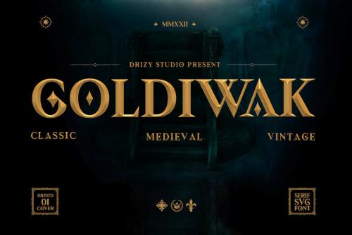 Goldiwak - Classic Medieval Font