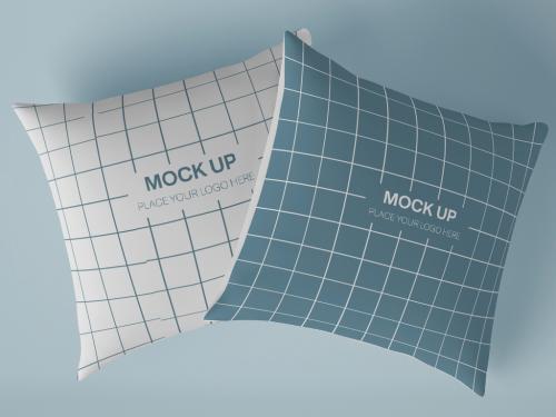 Adobe Stock - Two Square Pillow Mockup - 348980913