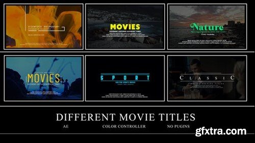 Videohive Different Movies Titles 50179336