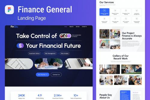 Finance Landing Page Figma