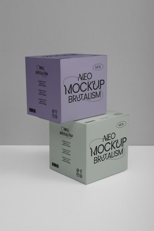 Neo Brutalism Aesthetic Packaging