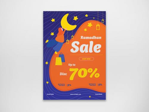 Adobe Stock - Ramadan Sale Flyer Layout - 352983974