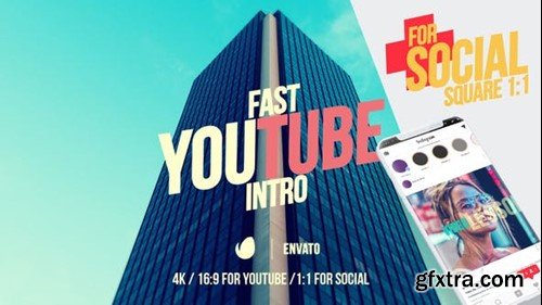 Videohive Youtube Fast Intro 4 22488989