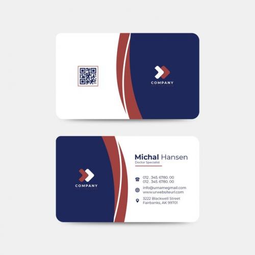 Company Business Card Professional Design Psd Template Created For Only Freepik