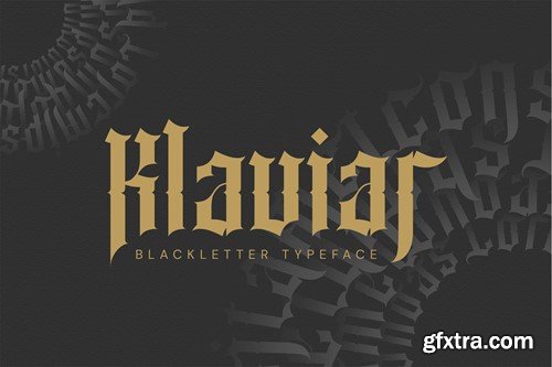 Klaviar - Blackletter Font 4GB2YFB
