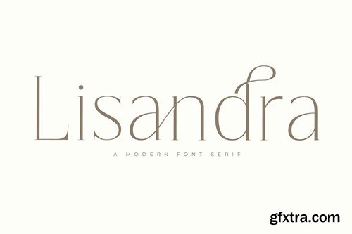 Lisandra Modern Serif Font 93DHT4V