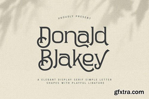 Donald Blakey Retro Serif PQ6QAXX