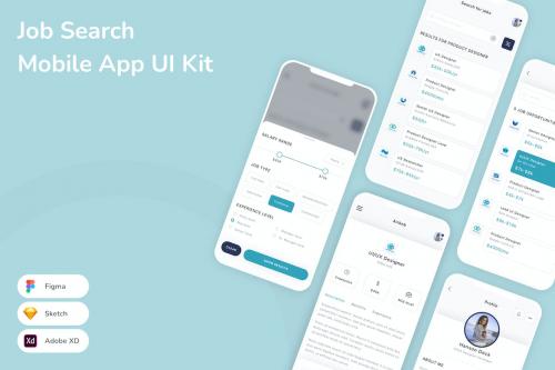 Job Search Mobile App UI Kit