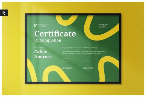 Modern Green Certificate