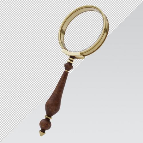 Antique Magnifying Glass Study