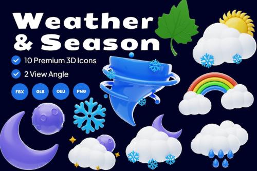 Weather & Season 3D Icon