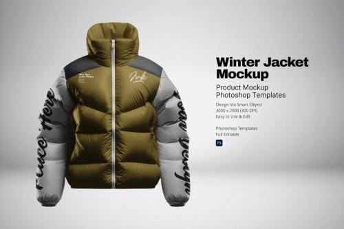Winter Jacket Mockup