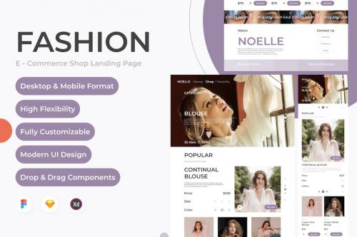 Noelle - Website Home Landing Page V2