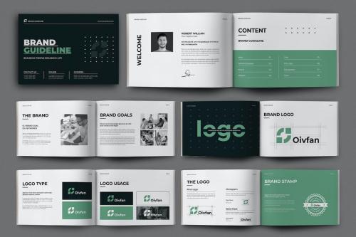 Brand Guideline Template Layout