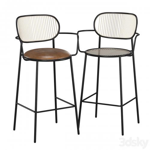 Piper Bar Chair with Armrests