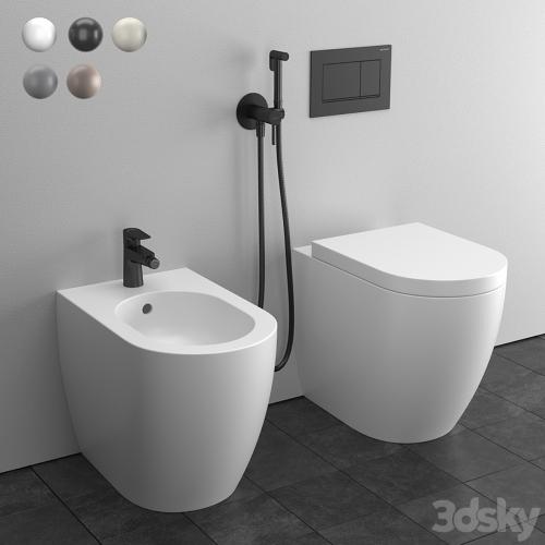 Cielo Smile Back to wall WC / Bidet