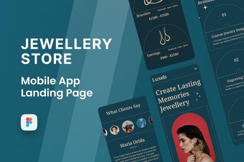 Jewellery Store Mobile App Figma
