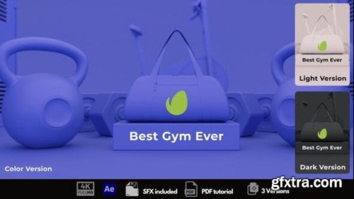 Videohive Fitness Logo Reveal 50236988