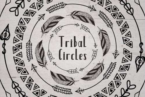 63 Tribal Circles. Logo & Badge