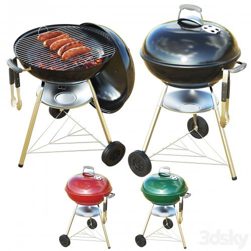 Portable Kettle BBQ Grill