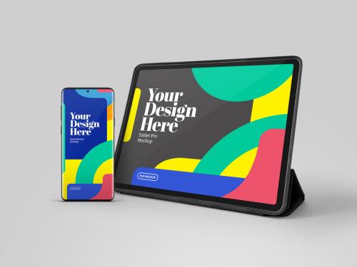Adobe Stock - Tablet and Smartphone Mockup - 357027455