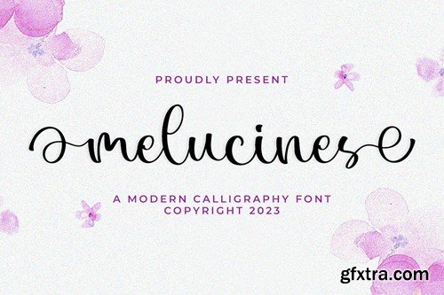 Melucines - A Lovely Script Font 32K8ZFZ