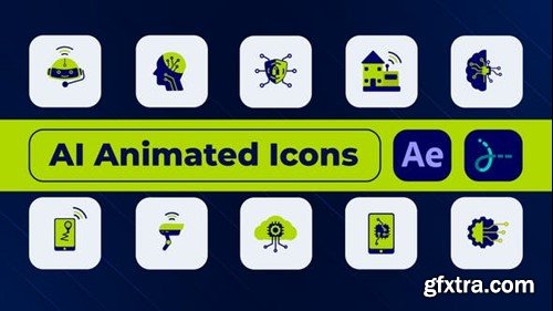 Videohive AI Animated Icons 50255553