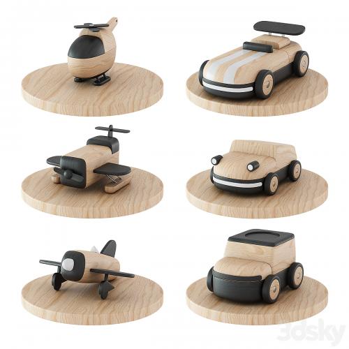 Set of wooden toys from S2VICTOR