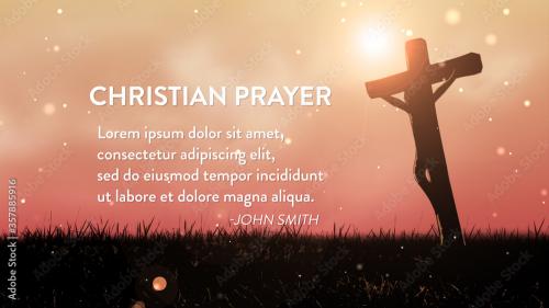 Adobe Stock - Christian Prayer Church Title - 357885916