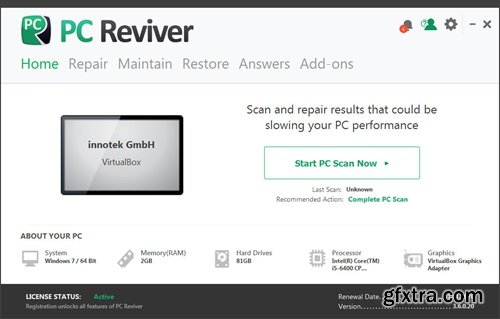 ReviverSoft PC Reviver 4.0.3.4 Multilingual Portable