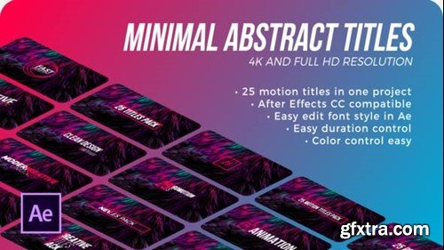 Videohive Minimal Abstract Titles 50280429