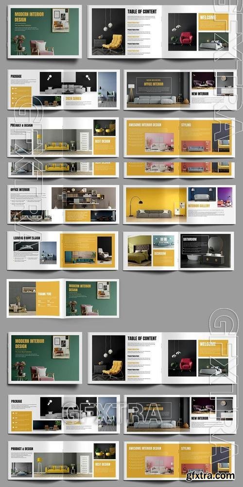 Interior Design Brochure Template 9DNBU25