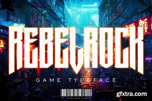 Rebelrock - Decorative Font LVCNSZY