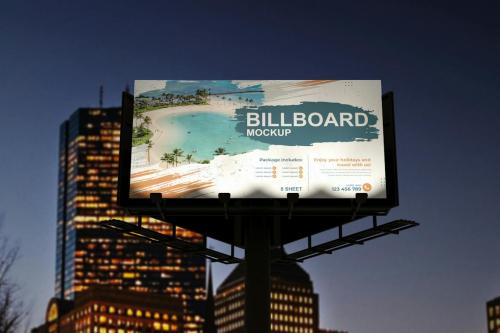 Billboard Mockup 8 Sheet size