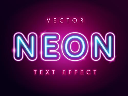Adobe Stock - Neon Lights Sign Effect - 361598983