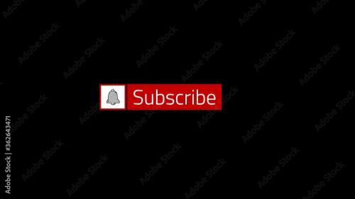 Adobe Stock - Illustrative Style Subscribe Button - 362643471