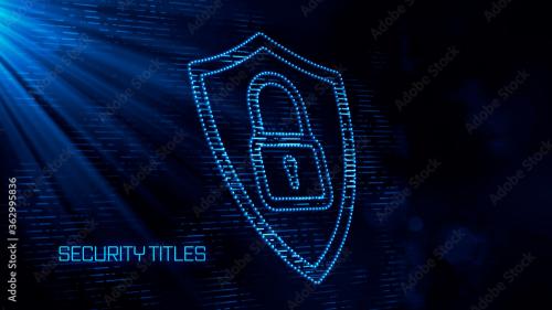 Adobe Stock - Cyber Security Lock Title - 362995836