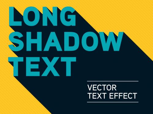 Adobe Stock - Long Shadow Text Effect - 362996334