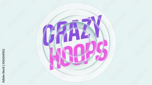 Adobe Stock - Crazy Sliced Hoops Titles - 363269552