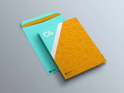 Adobe Stock - Perspective C4 Envelopes Mockup - 363926354