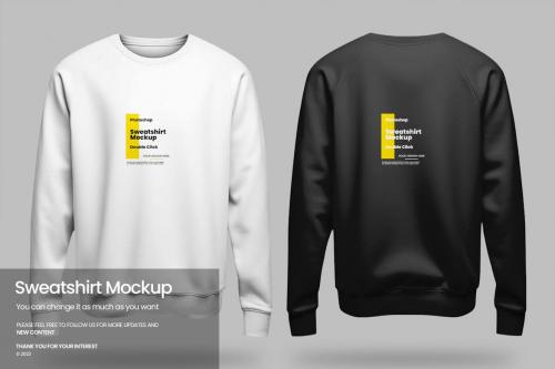 Black & White Sweatshirt Mockup
