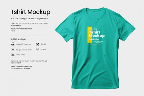 Short Sleeve T-shirt Mockup Mockup