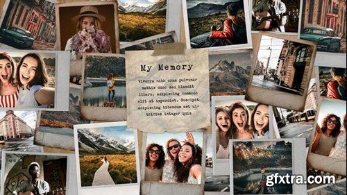 Videohive Polaroid Scrapbook Video Collage Template 50349628