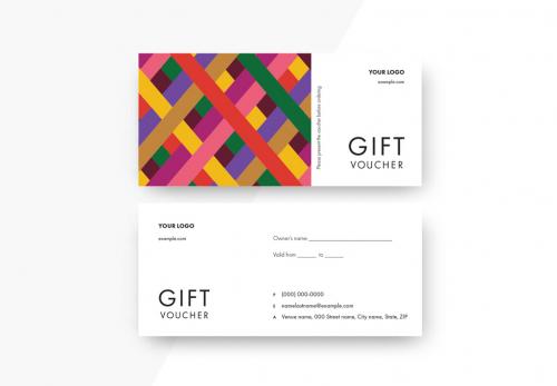 Adobe Stock - Abstract Gift Voucher - 366979451